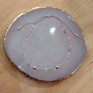 ✨SOLD✨ Strawberry Quartz & Moonstone Bracelet